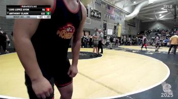 185 lbs Champ. Round 2 - Luis Lopez Ayon, Pioneer vs Anthony Clark, Sierra Sabers