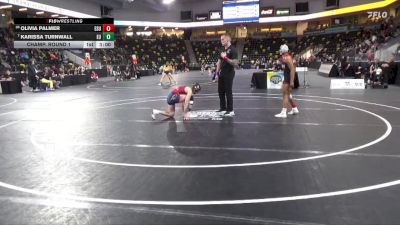 117 lbs Champ. Round 1 - Karissa Turnwall, Emmanuel University vs Olivia Palmer, East Stroudsburg University