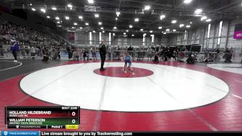 71 lbs Cons. Round 4 - William Peterson, Orofino Youth Wrestling vs Holland Hildebrand, Moses Lake WC