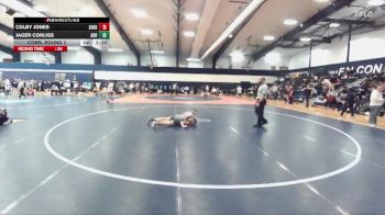 133 lbs Cons. Round 2 - Jager Corliss, Adrian vs Colby Jones, Shenandoah