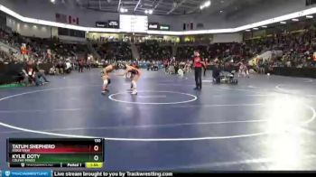 130 lbs Cons. Round 7 - Tatum Shepherd, Ridge View vs Kylie Doty, Colfax-Mingo