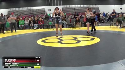 139 lbs Round 3 (8 Team) - Ty Barton, PA Alliance vs Tyson Kelsey, Legacy National