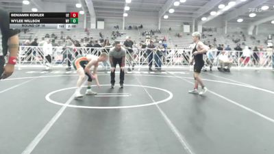132 lbs Round Of 16 - Benjamin Kohler, UT vs Wylee Willson, WY