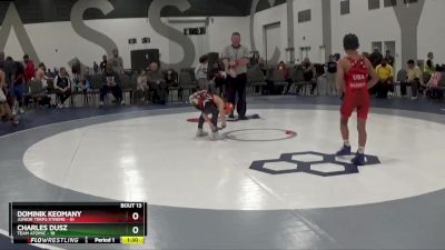 85 lbs Round 4 - Charles Dusz, Team Atomic vs Dominik Keomany, Junior Terps Xtreme