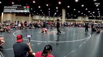 100 lbs Round 2 (4 Team) - Skylar Morrison, Team Arkansas vs Hannah Ferrett, Elevation WC