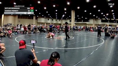 100 lbs Round 2 (4 Team) - Skylar Morrison, Team Arkansas vs Hannah Ferrett, Elevation WC