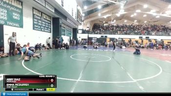 119 lbs Cons. Round 2 - Emma McDuffey, Sage Valley vs Abby Diaz, Middleton