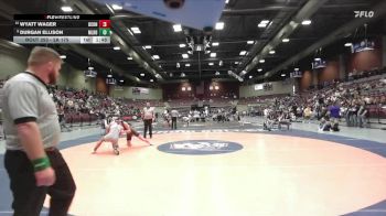 2A 175 lbs Cons. Round 2 - Wyatt Wager, Duchesne vs Durgan Ellison, Millard
