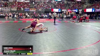 5th Place Match - Cody Kuka, Glasgow vs Rowan Miller, Florence-Carlton