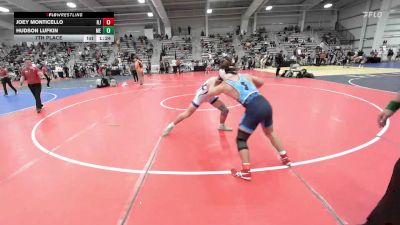 160 lbs 7th Place - Joey Monticello, NJ vs Hudson Lufkin, ME