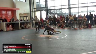 B-20 lbs Semifinal - Wyatt Maxwell, DC Elite vs Calvin Pilcher, Big Game Wrestling Club