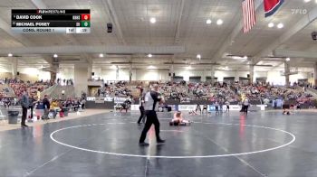 AA 132 lbs Cons. Round 1 - Michael Posey, Summit High School vs David Cook, Knoxville Halls High School