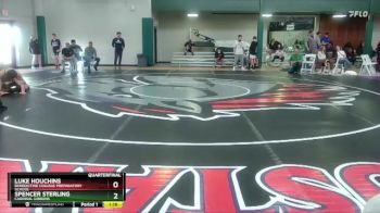 106 lbs Quarterfinal - Spencer Sterling, Cardinal Gibbons vs Luke Houchins, Benedictine College Preparatory School