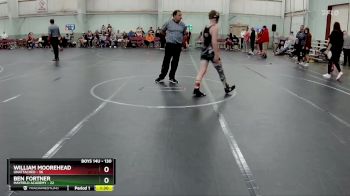 130 lbs Round 1 - Ben Fortner, Mayfield Academy vs William Moorehead, Unattached