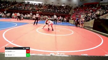 90 lbs Semifinal - Aiden Smith, Glenpool Youth Wrestling vs Myles Gover, Vinita Kids Wrestling