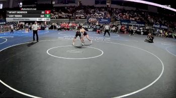 D 3 132 lbs Quarterfinal - Coy Terro, Kaplan vs Wyatt Bostick, John Curtis Christian