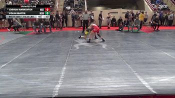 115_B lbs Quarterfinal - Joshua Markovich, West Allegheny vs Colin Beattie, McGuffey