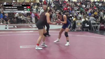 130 lbs Round 2 - Kaydnce Cowell, Sumner-Fredericksburg vs Jaelynn Wilson, Waterloo West