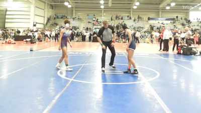 100 lbs Round Of 64 - Gianna Alcalde, PA vs Meagan Thomas, IN