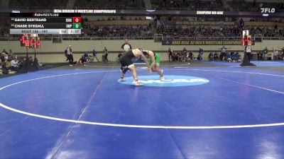 197 lbs Cons. Round 1 - Chase Stegall, Wis.-Parkside vs David Bertrand, King (TN)