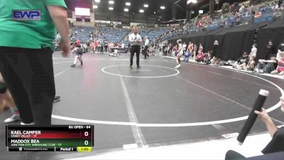 64 lbs Cons. Round 5 - Kael Camper, Caney Valley vs Maddox Bea, Junction City Wrestling Club