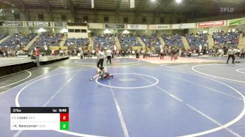 37 lbs Semifinal - Isaiah Lopez, Valor Christian vs Knox Newcomer, Fountain Fort Carson