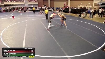 152 Championship Bracket Cons. Round 7 - Amilio Salas, Simley vs John Graham, Prior Lake