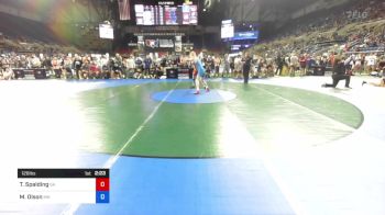126 lbs Cons 16 #1 - Tanner Spalding, Georgia vs Michael Olson, Minnesota