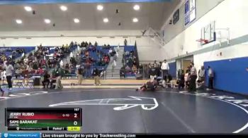 157 lbs Quarterfinal - Jerry Rubio, Mt SAC vs Sami Barakat, Cuesta