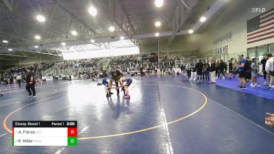 132 lbs Champ. Round 1 - Adrian Flores, Skyline High School vs Rowan Miller, Rocky Mountain Wrestling Acade