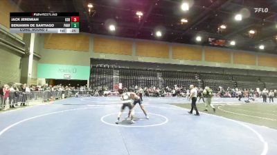 144 lbs Cons. Round 2 - Benjamin De Santiago, Pahrump Valley vs Jack Jeremiah, Kamehameha