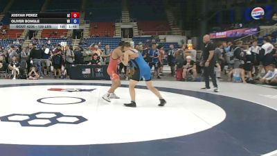 138 lbs Cons. Sub-rd Of 32 - Josyah Perez, Arizona vs Oliver Bongle, Wisconsin