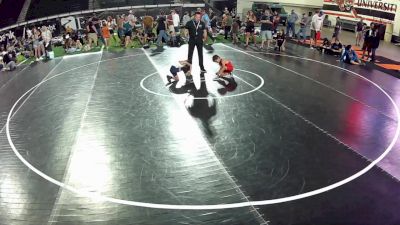 44.5-47.2 lbs Champ. Round 2 - Taydon Slack, Wyoming vs Asael Rodriguez, Utah