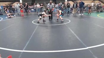 81 lbs Semifinal - Grayson Davis, Rampage ES vs Forrest Briesacher, GA Justice Takedown ES