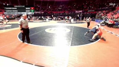 2A 138 lbs Champ. Round 1 - Justus Vrona, Mahomet (M.-Seymour) vs Oliver Davis, Chicago (Brother Rice)