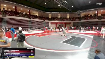 126 lbs Cons. Round 3 - Turner Engelbert, Edmond North High School Wrestling vs Caleb Crawford, Raw Wrestling Club