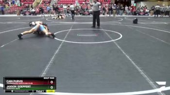 150 lbs Cons. Semi - Jaxson Goepfert, Nebraska Boyz vs Cain Purvis, Thunderbird Wrestling Club