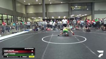 105 lbs Quarterfinal - Alexi Chavez, Pratt vs Cash McVay, South Central Punishers