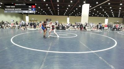 100 lbs Champ. Round 1 - Tory Rice, Prodigy Elite vs Kayshalee Santos, Three Style Of Oklahoma