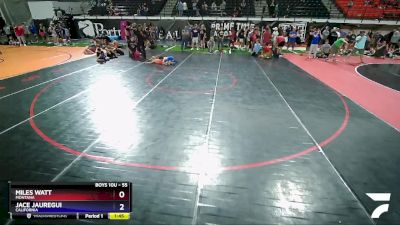 55 lbs 2nd Place Match - Miles Watt, Montana vs Jace Jauregui, California