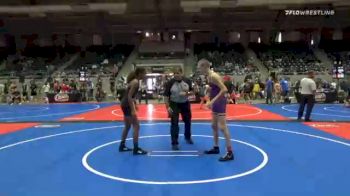 106 lbs Consolation - Ronin Fitzgibbon, Vian Wrestling Club vs Allana Johnson, Ok Pitbull Wrestling