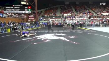 140 lbs Cons. Semi - Autumn Feldkamp, Seneca-Nemaha Central Hs vs Madelynn Arnold, Eudora Hs