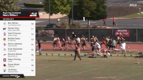 Men's 1500m Open C, Prelims 2