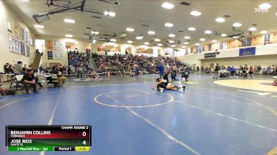 165 lbs Champ. Round 2 - Eugene Escalona, La Mirada vs Jihoon Choi, Cerritos