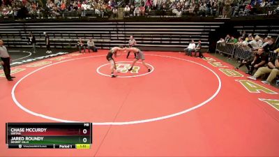 165 lbs Cons. Round 3 - Chase Mccurdy, Uintah vs Jared Roundy, Desert Hills