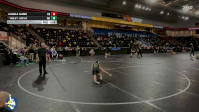 110 lbs Cons. Round 2 - Miley Locke, Basehor-Linwood HS vs Angela Wang, Iowa City West