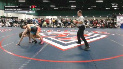 132 lbs Consi Of 4 - Shamus Regan, SC vs Slater Hicks Hicks, CA