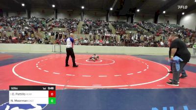 52 lbs Quarterfinal - Dax Pattillo, Heard Wrestling Club vs Nolan Moorman, East Jackson Takedown Club