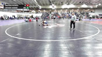 125 lbs Quarterfinal - Anthony Hughes, Marian University (IN) vs Braydon Pacheco, Friends University