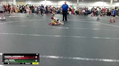 48 lbs Placement (4 Team) - Mason Lampariello, Mayfield Mat Academy vs Lexi Beers, Armory Athletics